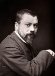 Konstnären Désiré-Jules Lubin porträtterad med anledning av Salongen i Paris, 1885